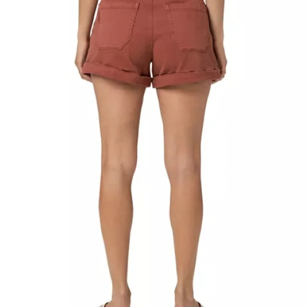 PAIGE Brooklyn High Waist Shorts with Cuffed Hem - Picture 4 of 10